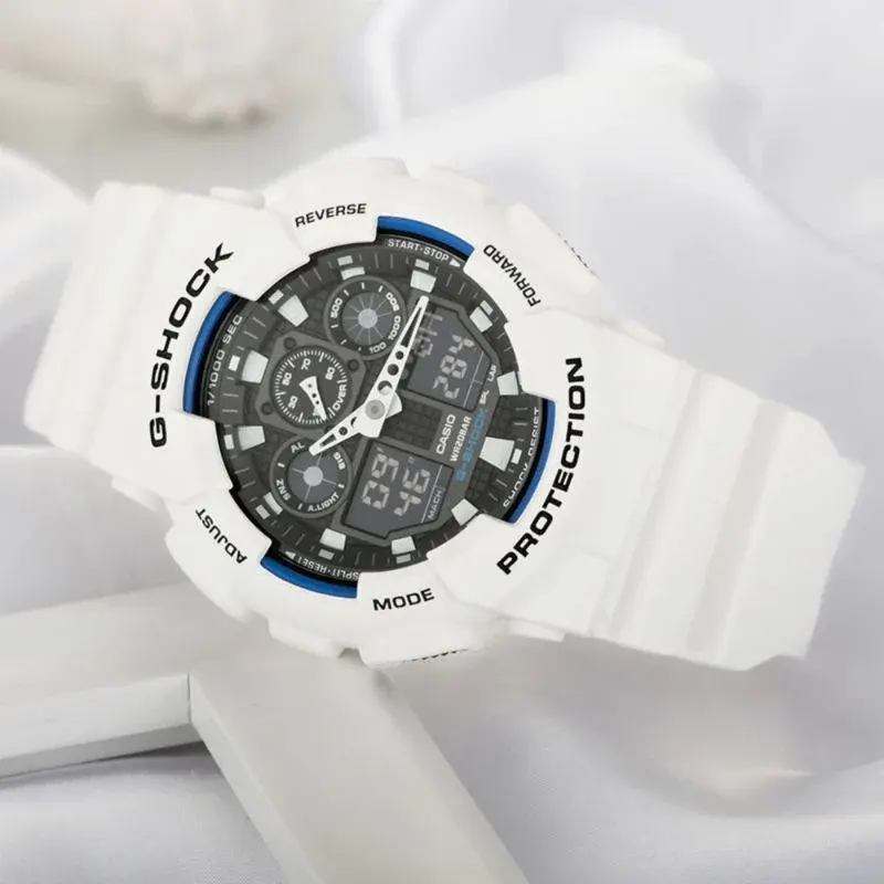 Casio G-Shock Dual-time Simple Men's Watch- GA-100B-7A